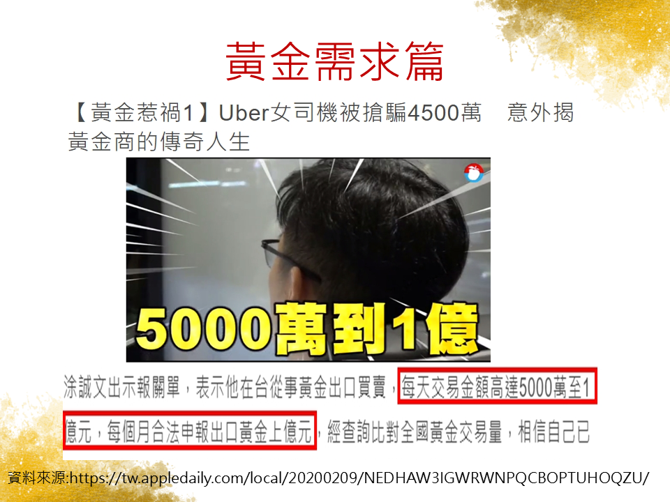 黃金買賣業-曾瀚儀